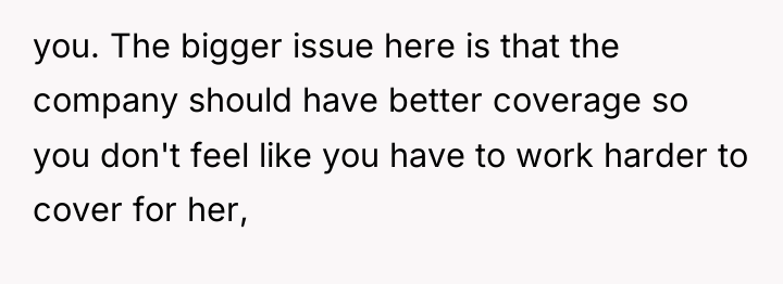 you. The bigger issue here is that the company should...