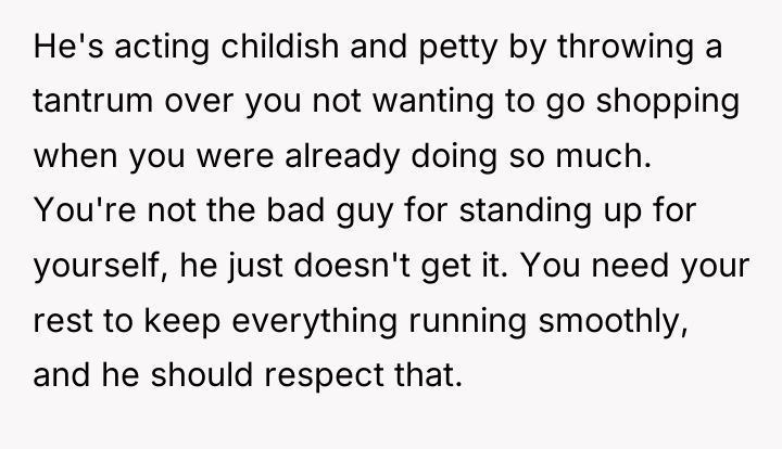 He's acting childish and petty by throwing a tantrum over...