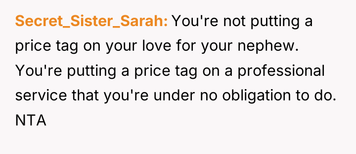 Secret_Sister_Sarah You're not putting a price tag on your love...