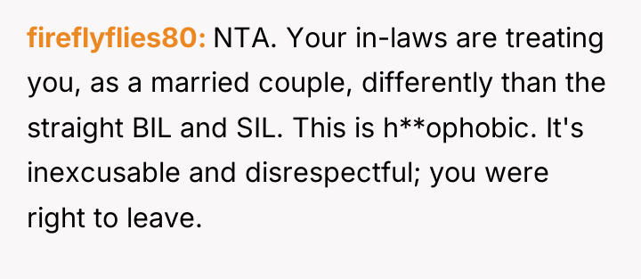 fireflyflies80 NTA. Your in-laws are treating you, as a married...