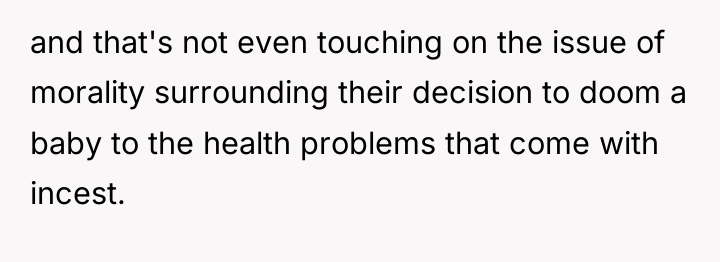 and that's not even touching on the issue of morality...