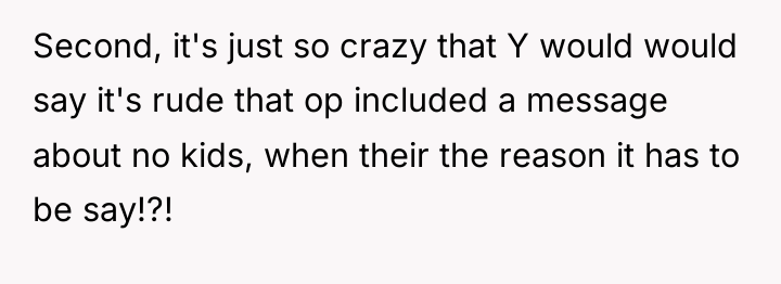 Second, it's just so crazy that Y would would say...