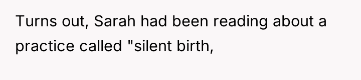 Turns out, Sarah had been reading about a practice called...