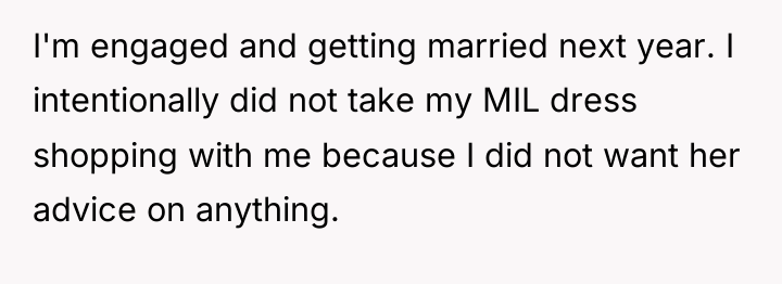I'm engaged and getting married next year. I intentionally did...