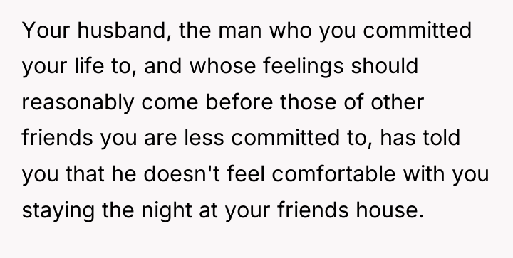 Your husband, the man who you committed your life to,...