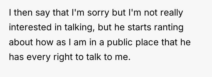 I then say that I'm sorry but I'm not really...