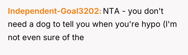 Independent-Goal3202 NTA - you don't need a dog to tell...