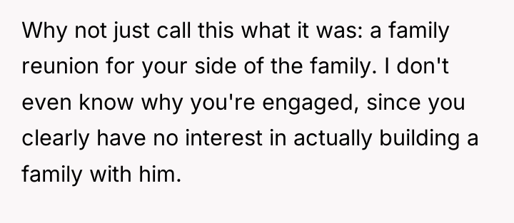 Why not just call this what it was: a family...