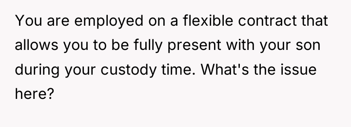 You are employed on a flexible contract that allows you...