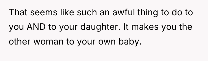 That seems like such an awful thing to do to...