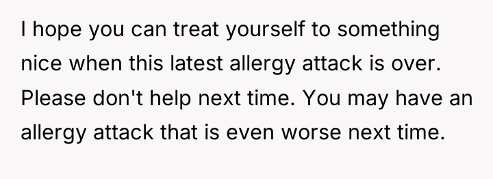 I hope you can treat yourself to something nice when...