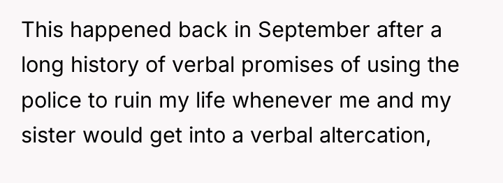 This happened back in September after a long history of...