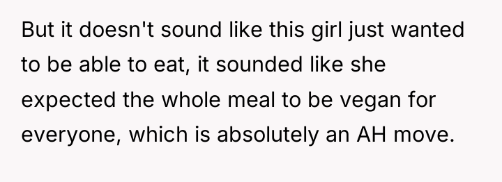 But it doesn't sound like this girl just wanted to...