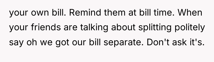 your own bill. Remind them at bill time. When your...