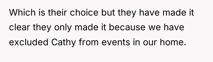 Which is their choice but they have made it clear...
