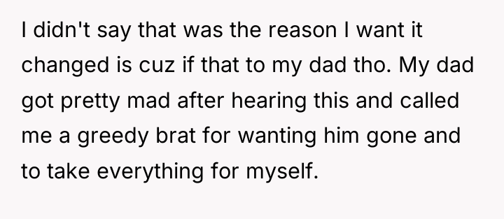 I didn't say that was the reason I want it...