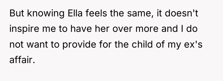 But knowing Ella feels the same, it doesn't inspire me...