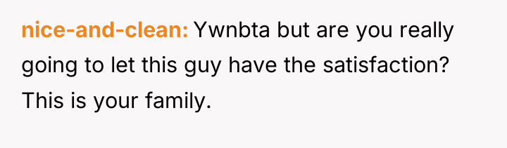 nice-and-clean Ywnbta but are you really going to let this...