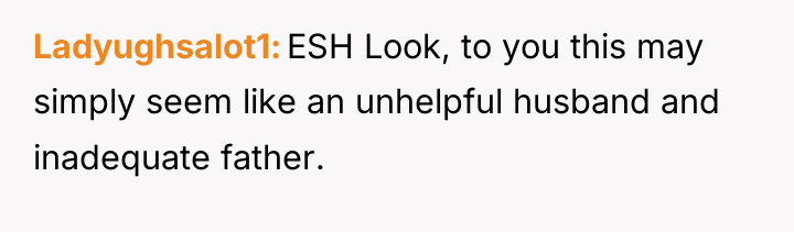 Ladyughsalot1 ESH Look, to you this may simply seem like...