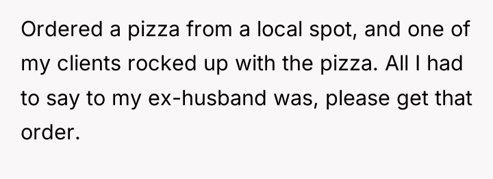 Ordered a pizza from a local spot, and one of...