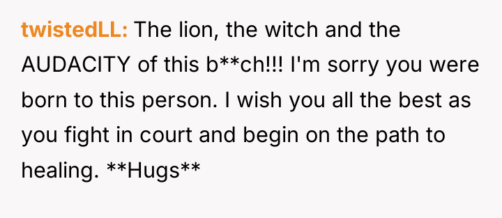 twistedLL The lion, the witch and the AUDACITY of this...