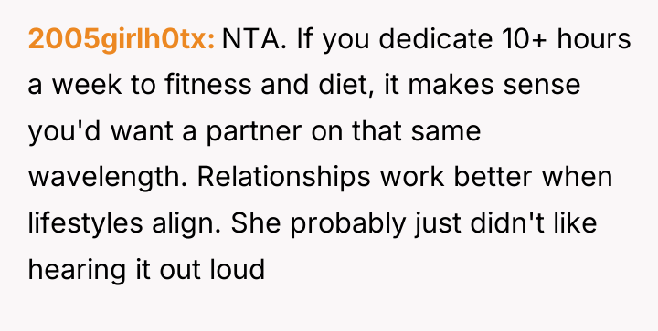 2005girlh0tx NTA. If you dedicate 10+ hours a week to...