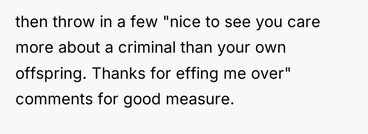 then throw in a few "nice to see you care...