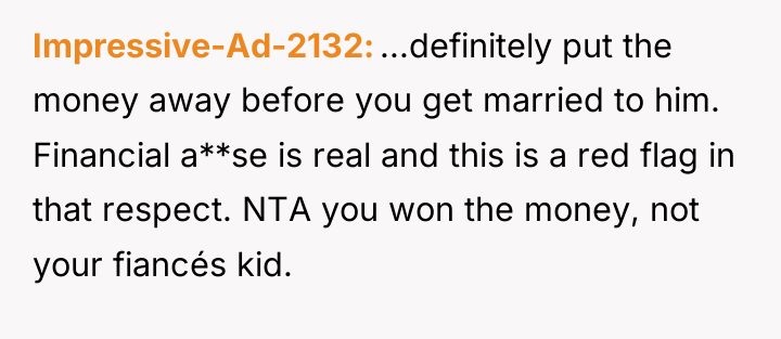 Impressive-Ad-2132 ...definitely put the money away before you get married...