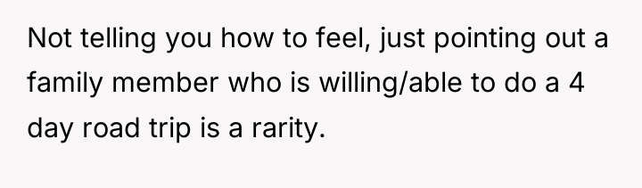 Not telling you how to feel, just pointing out a...