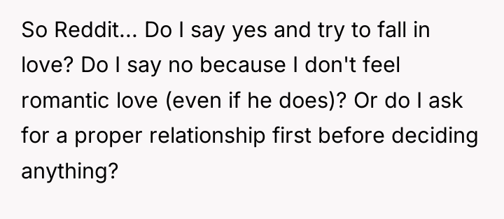 So Reddit... Do I say yes and try to fall...