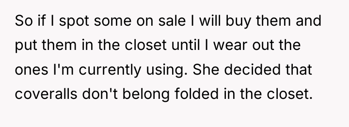 So if I spot some on sale I will buy...