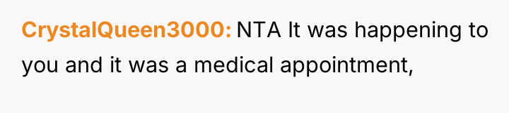 CrystalQueen3000 NTA It was happening to you and it was...