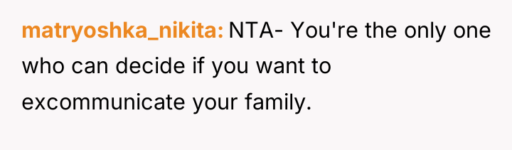 matryoshka_nikita NTA- You're the only one who can decide if...