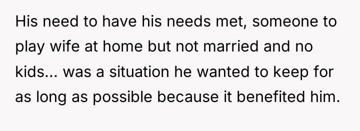 His need to have his needs met, someone to play...
