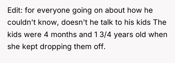 Edit: for everyone going on about how he couldn't know,...