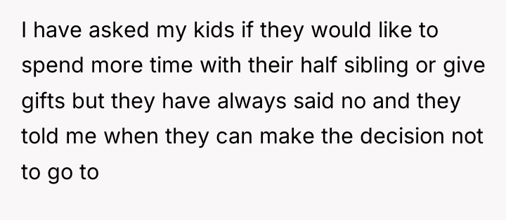 I have asked my kids if they would like to...