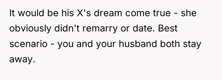 It would be his X's dream come true - she...