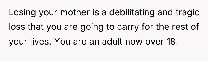 Losing your mother is a debilitating and tragic loss that...