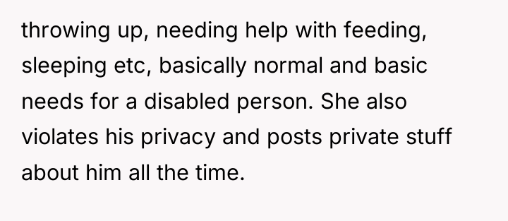throwing up, needing help with feeding, sleeping etc, basically normal...