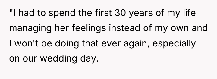 "I had to spend the first 30 years of my...