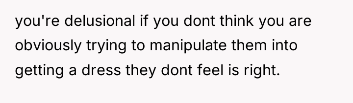 you're delusional if you dont think you are obviously trying...