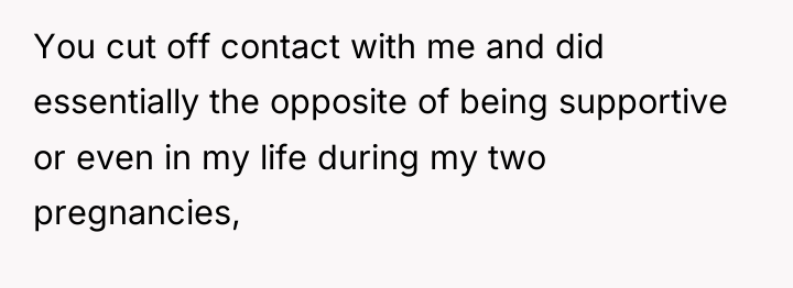 You cut off contact with me and did essentially the...