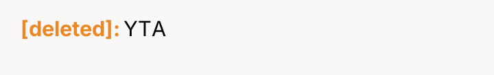 [deleted] YTA