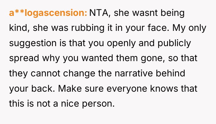 a**logascension NTA, she wasnt being kind, she was rubbing it...