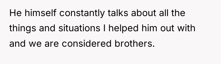 He himself constantly talks about all the things and situations...