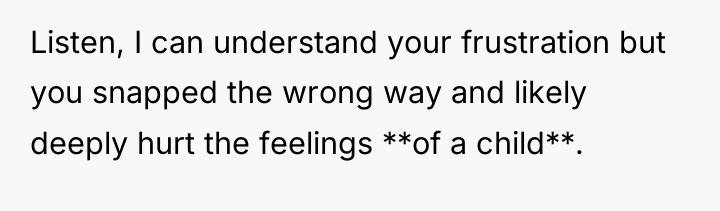 Listen, I can understand your frustration but you snapped the...