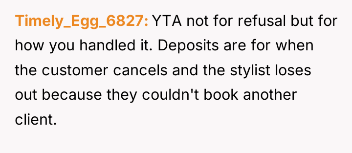 Timely_Egg_6827 YTA not for refusal but for how you handled...