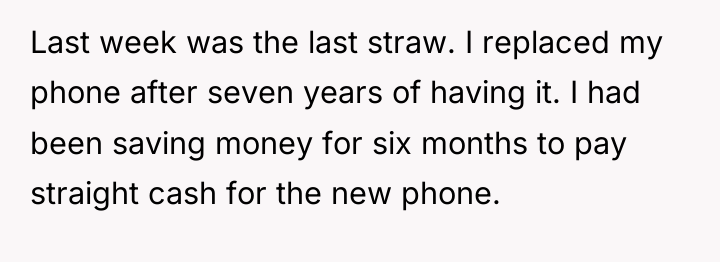 Last week was the last straw. I replaced my phone...