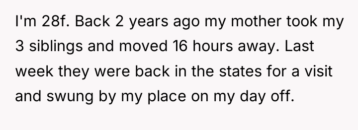 I'm 28f. Back 2 years ago my mother took my...