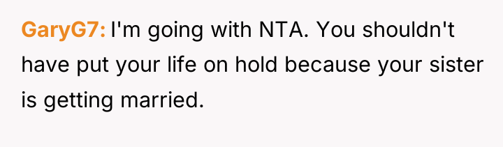 GaryG7 I'm going with NTA. You shouldn't have put your...